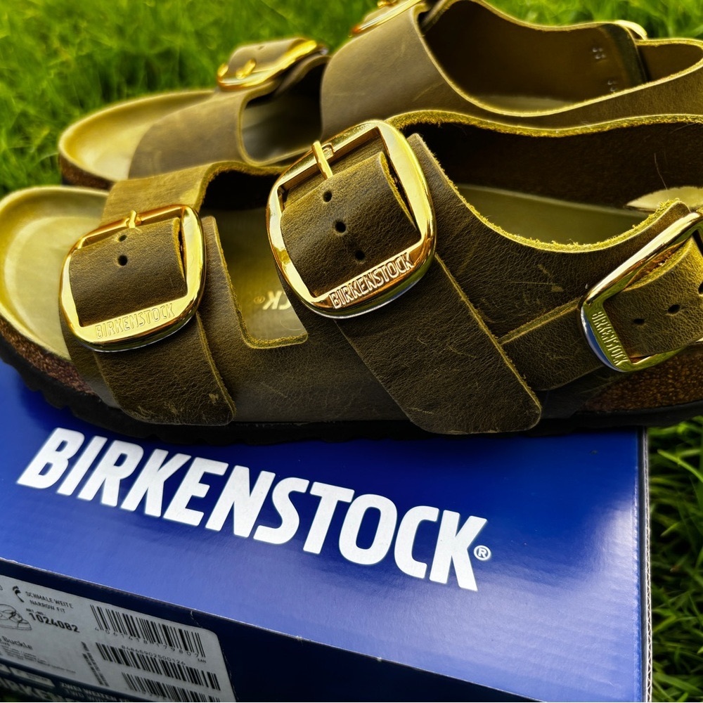 Birkenstock Women’s Olive Green Sandals - NIB - 39/8.5
